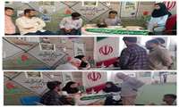 برپایی ایستگاه سنجش سلامت در نماز جمعه شهرستان ابوموسی