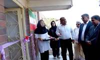 افتتاح محل زیست تیم سلامت شبکه بهداشت و درمان شهرستان ابوموسی در هفته دولت